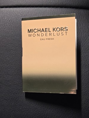 Michael Kors Sample Size Perfume Wanderlust Vial On Card New And 100% Authentic.