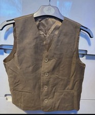 Tan Boys Waist Coat Aged 4yrs