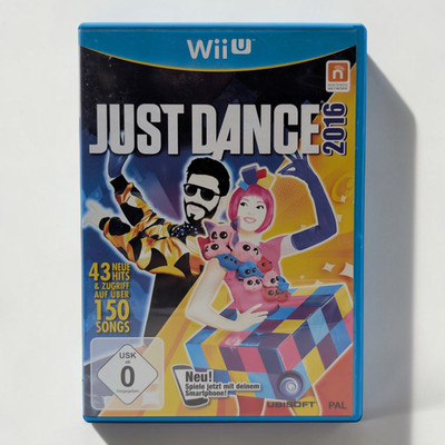 Just Dance 2016 Nintendo Wii U WU Sehr Gut Disc in OVP mit Flyer