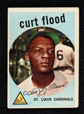 1959 Topps Curt Flood #353 09z5