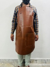Apron Woodworking Work Leather Men Heavy Pockets Cooking Welding Blacksmith