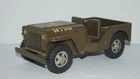 Vintage 1960s TONKA TOYS USA Pressed Steel GR2-2431 Military Army Jeep Truck