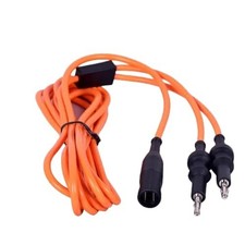2Pc Laparoscopic Silicon Bipolar Cable 300cm Surgical SS Instruments CE Approved