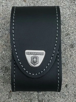 Swiss Army Leather Knife Belt Pouch For Victorinox Swisschamp 4.0521.3, New