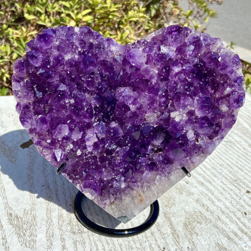 4.49LB Natural Amethyst Carving Love Crystal Mineral Healing - 第 1/16 張圖片