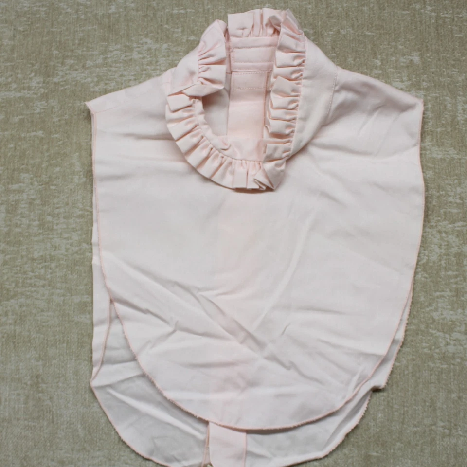 Vintage Brooks Brothers Apron Bib Pink Kids Baby Hook & Loop USA MADE - Image 4 of 4