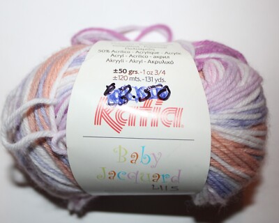 Katia Baby Jacquard Pastels 50% Nylon 50% Acrylic 50gr 131yd