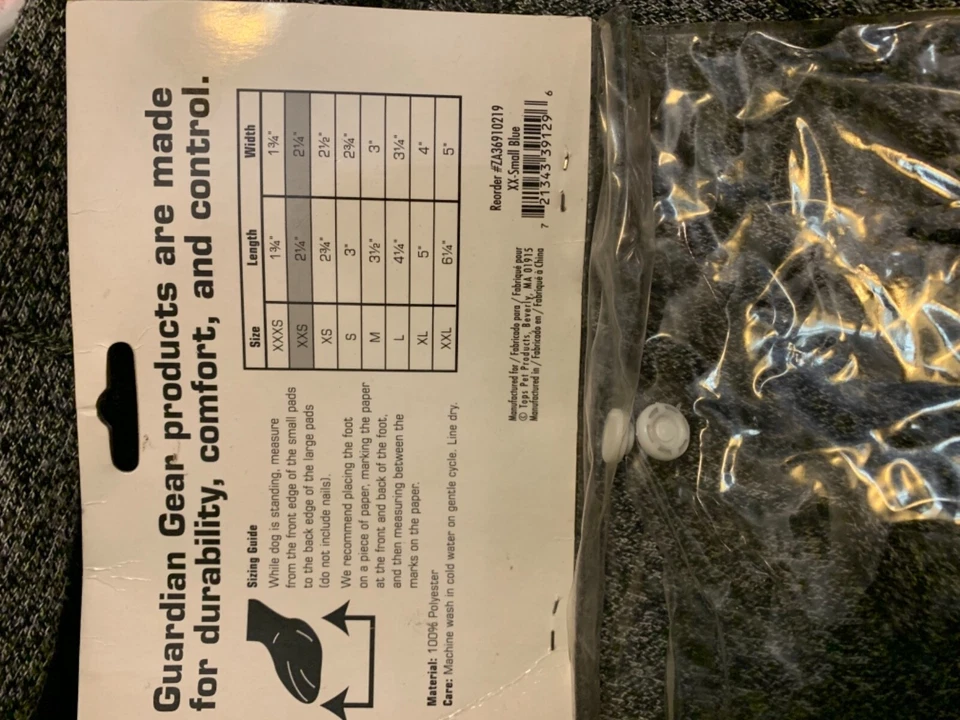 guardian Gear fleece lined dog boots xx small - Image 4 of 4