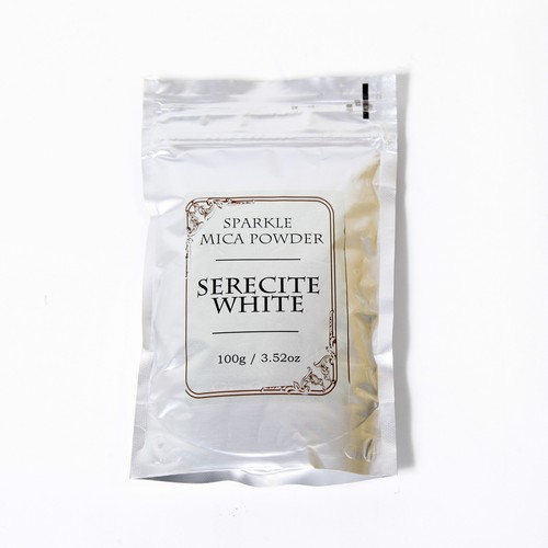 Mystic Moments Serecite White Sparkle Mica Powder - 100g - Picture 2 of 5