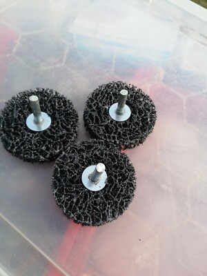 3 x 50 x 6 mm Reinigungs- und Streifenscheiben Entlackung mit Leichtigkeit