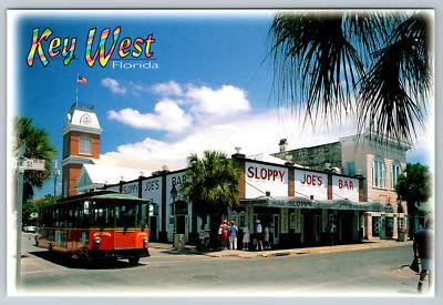 Key West Florida Sloppy Joe's Bar Duval Street Postcard