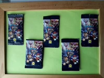 5 Paw Patrol Sammelpacks Sammeltüten Lidl Sticker  NEU