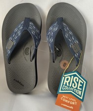 Cobian Mens Camino Rise Blue Flip flops size 8 NWT Summer travel comfort