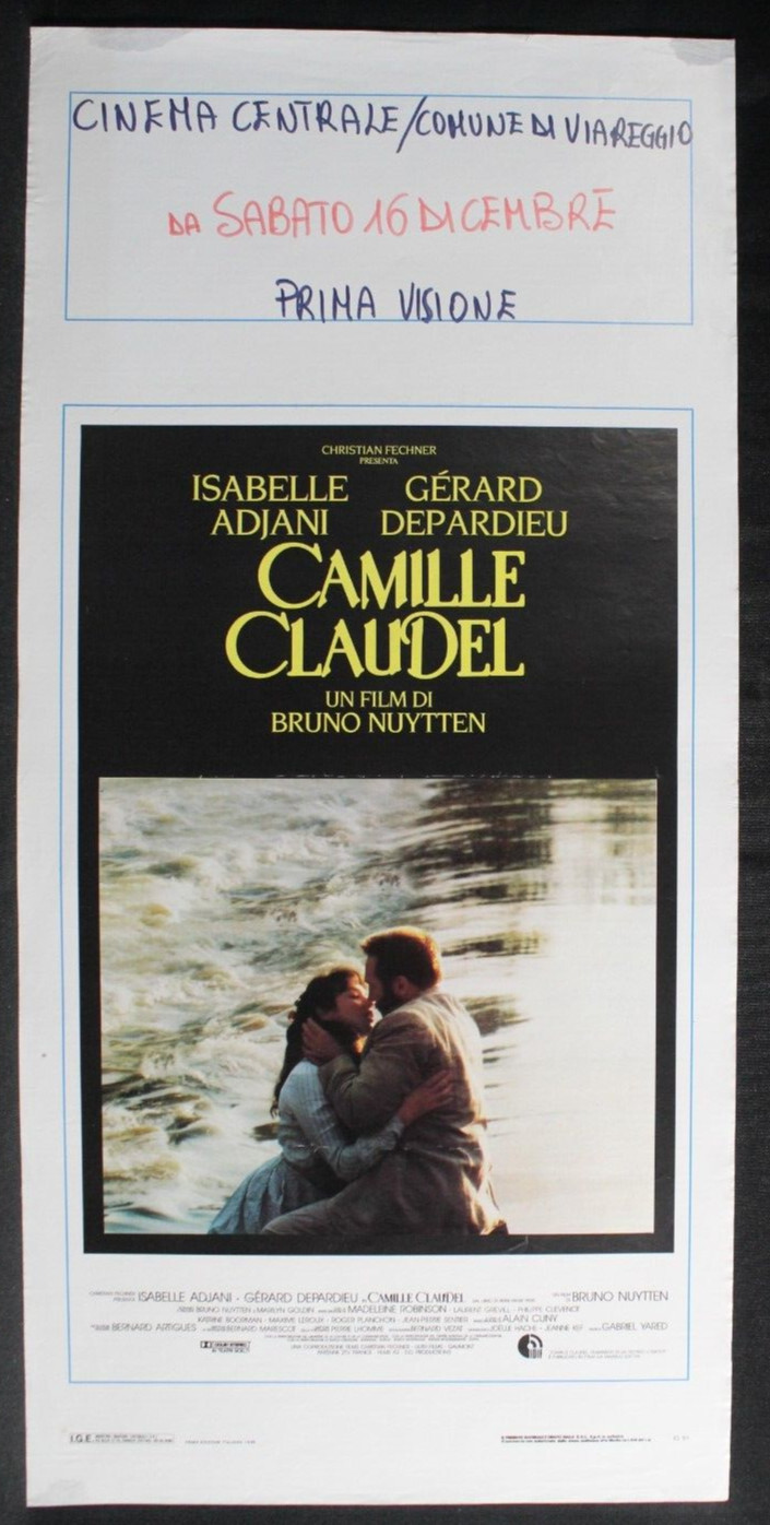 Locandina originale film Camille Claudel (1988) - Regia di Bruno Nuytten