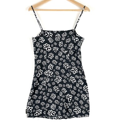 Afends Hemp Revolution Lola Mini Dress Womens S Black White Floral  Sleeveless | eBay UK
