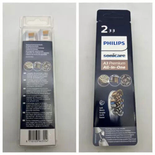 4x Philips Sonicare A3 Premium All-in-One Ersatzbürste Schwarz HX9092/11 FH6WB9X - Bild 4 von 9