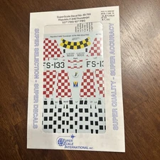 Superscale Decals 48769 1/48 Scale F-84E Thunderjet 527 FBS/82 FBG