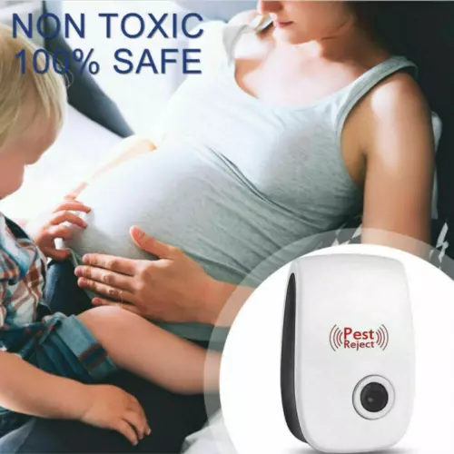 6 Pack Ultrasonic Pest Control Repeller Reject Rat Mouse Mice Spider UK Plug-in - Picture 7 of 13