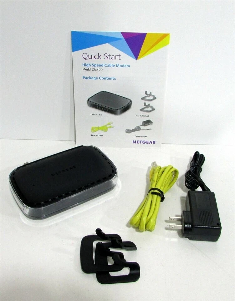 Netgear CM400 High Speed Cable Modem DOCSIS 3.0 - Image 2 of 3