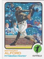 2022 Topps Heritage Anthony Alford Pittsburgh Pirates Trading Card