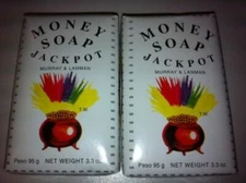 2 Money Soap Jackpot, Murray & Lanman. Jabon  ATRAER EL Dinero ABUNDANCIA.3.3 OZ