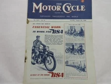 August 5th 1948 The Motor Cycle Magazine Ariel 48cc 65cc Guzzi M18 Norton L13623