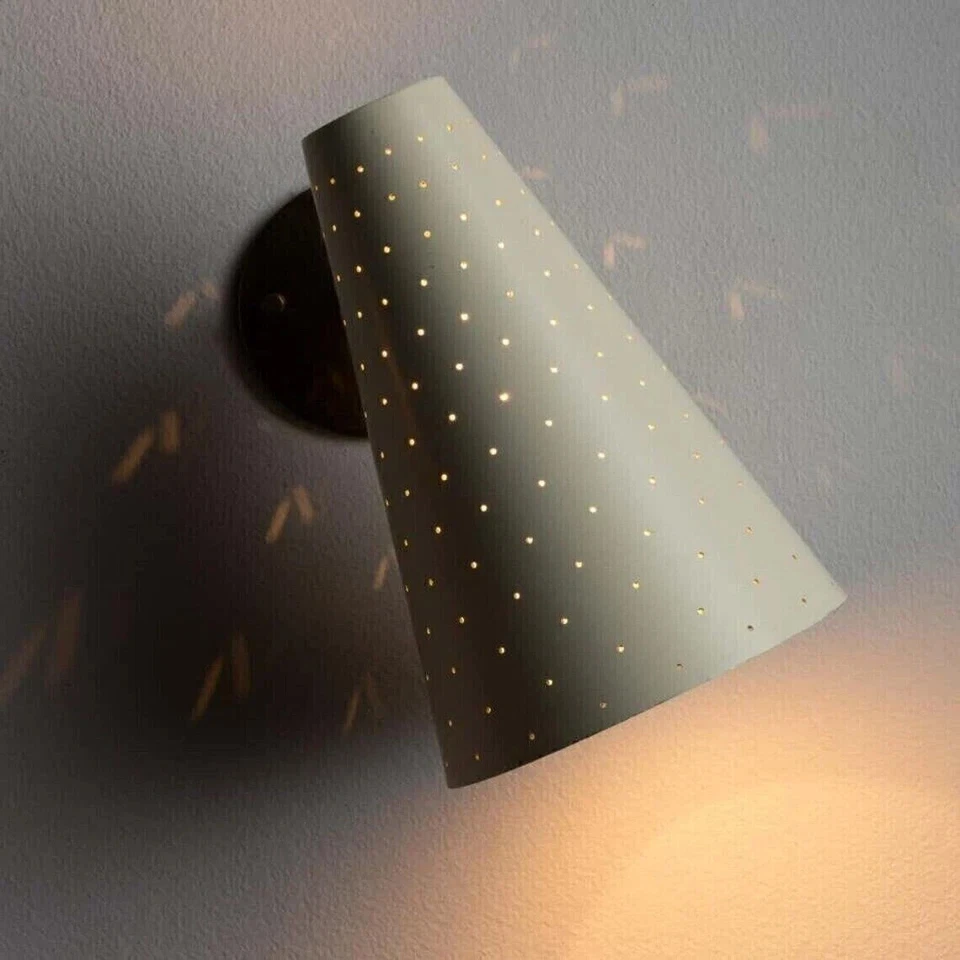 Arandela de parede vintage meados do século 1940 par de luzes modernas Sputnik feitas à mão - Imagem 4 de 4