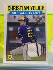 2021 Topps Series 2 | Christian Yelich 1986 All Star Relic | Brewers #86ASRCY