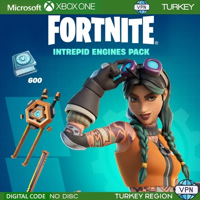 Fortnite - Intrepid Engines Pack + 600 Bucks Xbox Key TURKEY ☑VPN