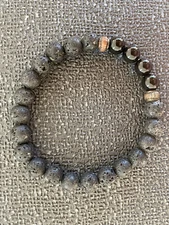 HIGH END VINTAGE *RARE* AMAZINGLY GORGEOUS VINTAGE LAVA BLACK ONXY BRACELET