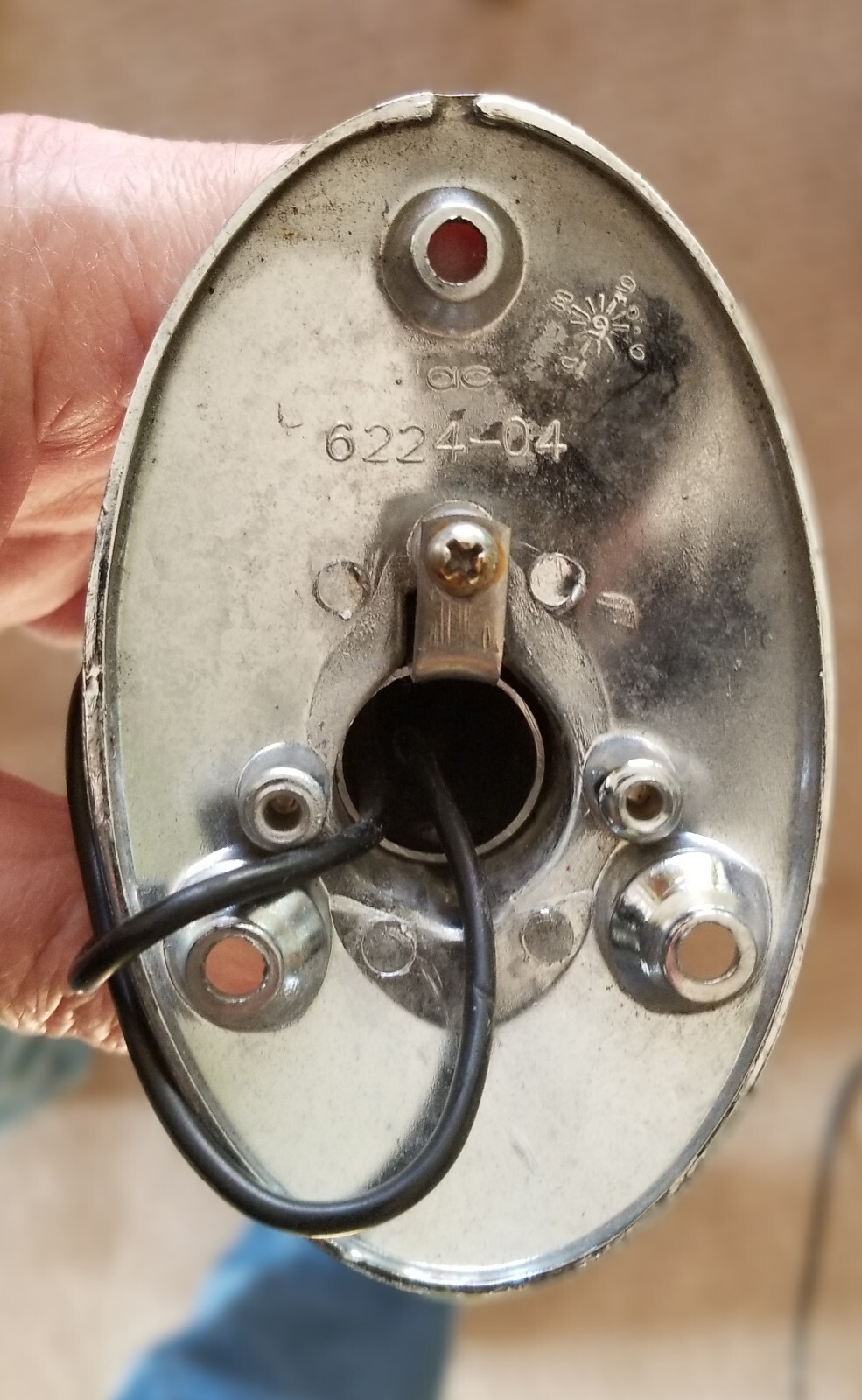 Vintage Attwood 6224 ChrisCraft JETSON Angled Boat Stern Light w