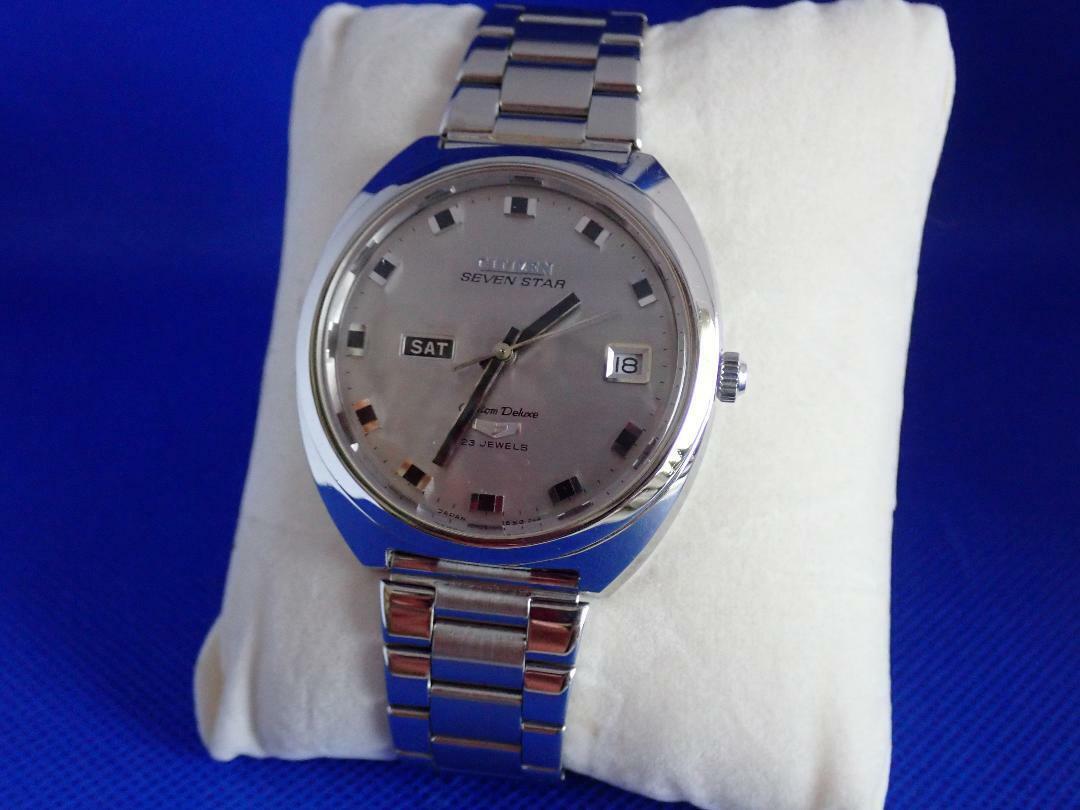Citizen Seven Star Vintage Day Date Custom Deluxe Automatic Citizen Seven Star Vintage Day Date Custom Deluxe Automatic