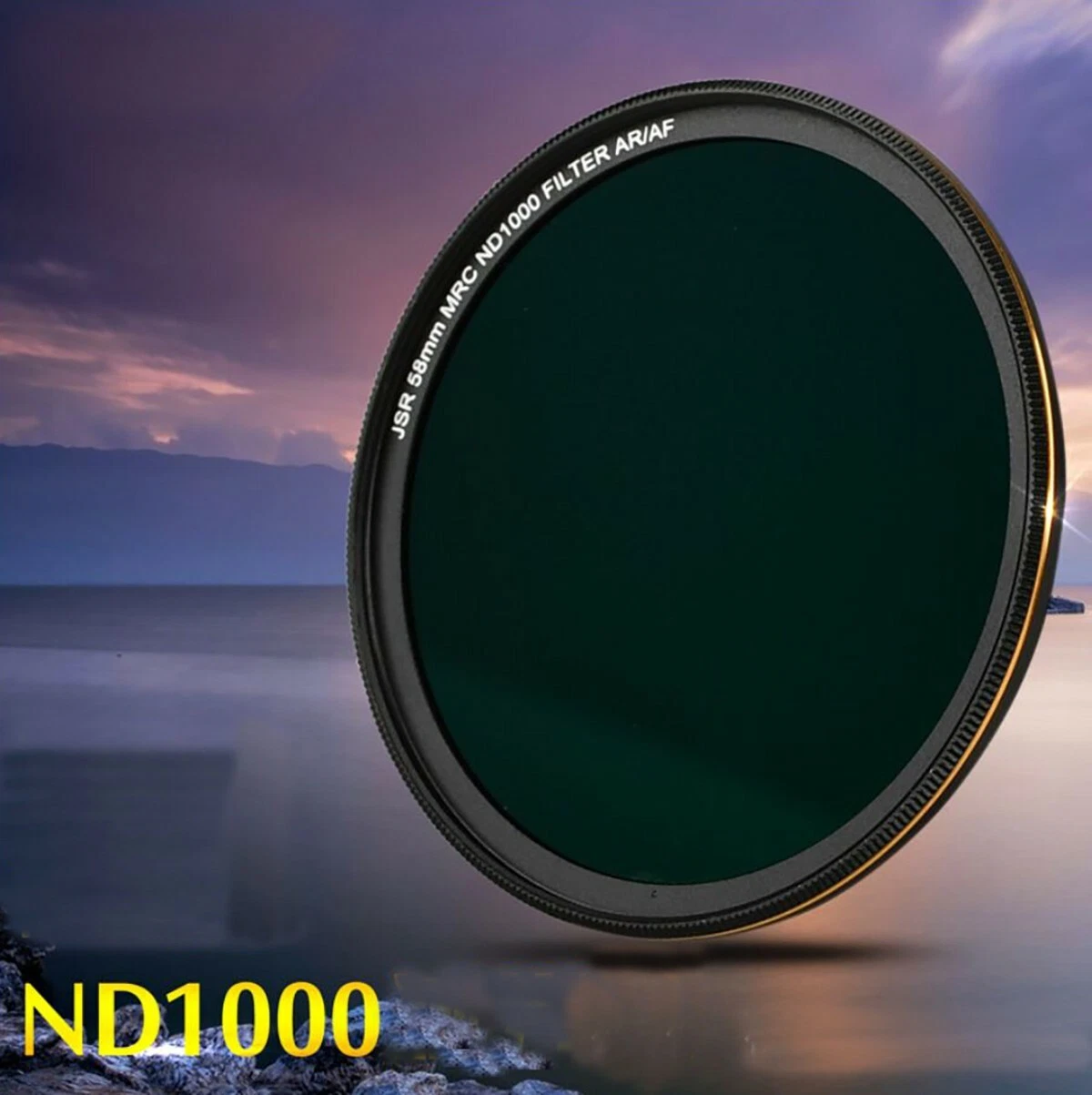 77mm ND1000 (10 Stop) Neutral Density ND Filter Ultra Slim NDx1000 / ND3.0 JSR