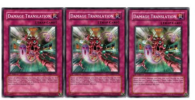 Yugioh - 3X Damage Translation - Common - 1st Edition - ANPR-EN071 - Near  Mint | eBay