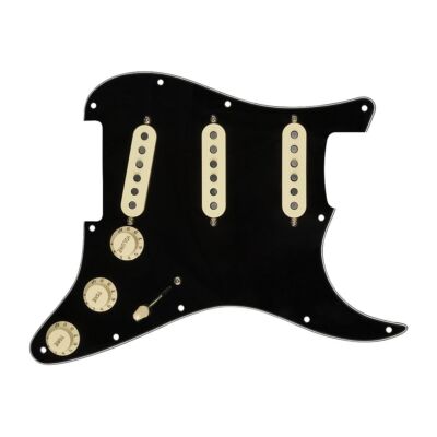 Fender Prewired Stratocaster Pickguard w/ Custom Shop Custom '69 Pickups (Black)