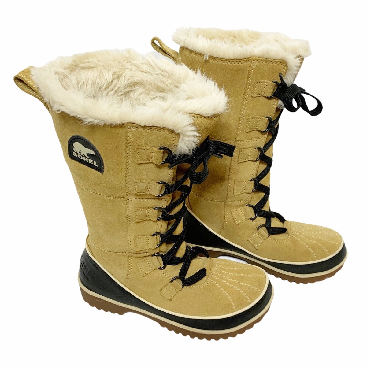 Sorel Tivoli High II Waterproof Faux Fur Lined Boot in Curry  display picture 1