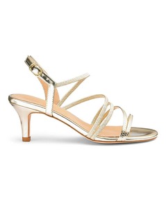 extra wide strappy heels