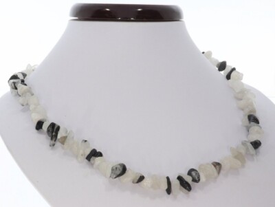  Turmalin Quarz Splitter Schmuck Halskette Halsband endlos 86-90cm SP1147