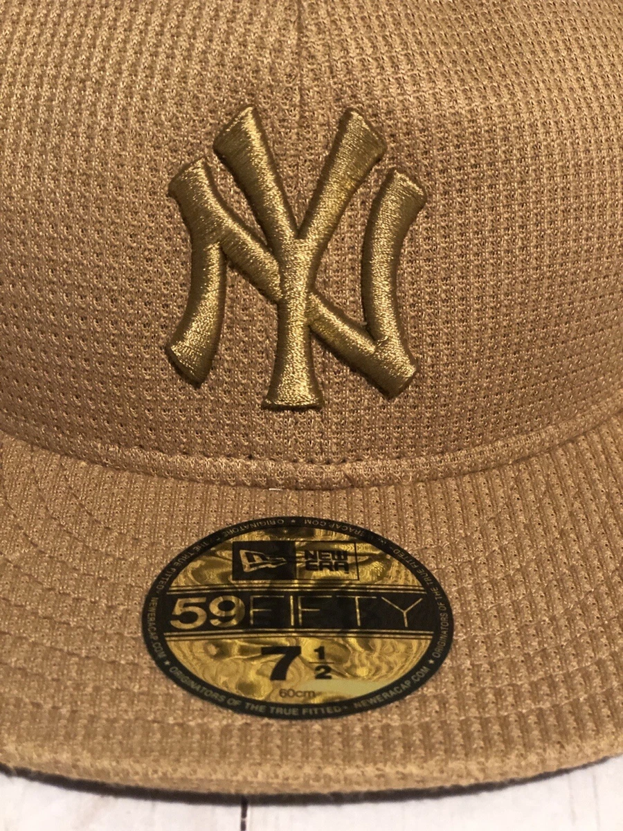 New York Yankees Beige MLB Fan Cap, Hats for sale