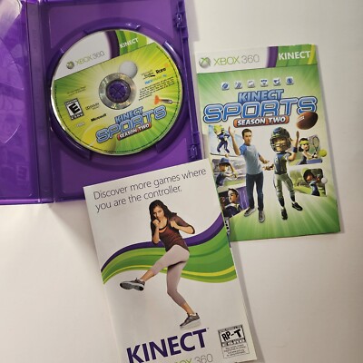 Kinect Sports Season Two 2 (Xbox 360) CIB Complete w/ Manual 