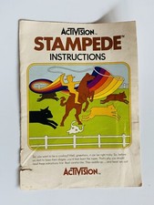 Stampede Atari 2600 Manual Only