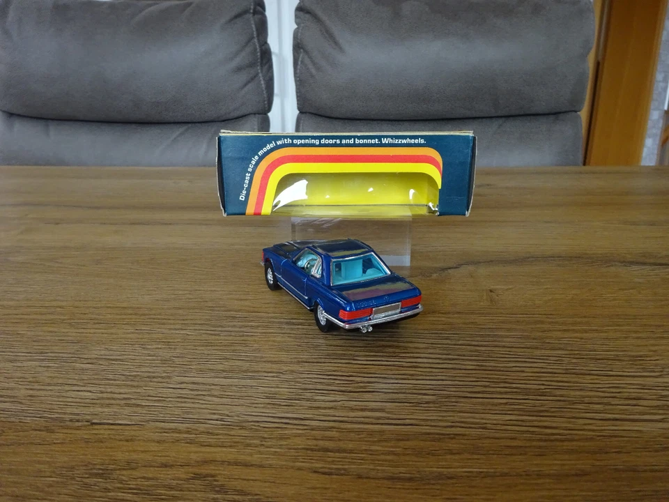 Corgi Toys 393 Mercedes - Benz 350 SL  in OVP 70er Jahre Rarität, no Märklin RAK - Bild 3 von 4