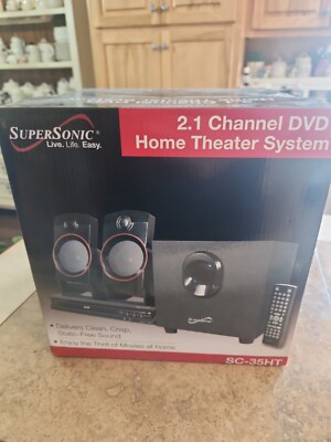Dvd Player Surround Sound System Supersonic SC-35HT