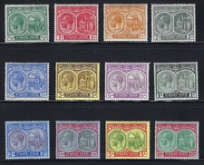 St. Kitts-Nevis, 1920, Scott #24-35, Mint, Lightly Hinged