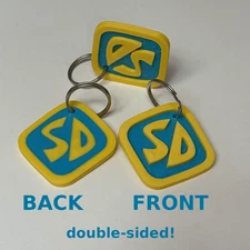 Scooby Dog Tag, Scrappy Doo Collar Tag Ornament Keychain Costume