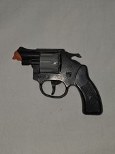 Vintage WASP Toy Cap Gun Revolver   Die Cast Metal   Made in Italy   Snub Nose