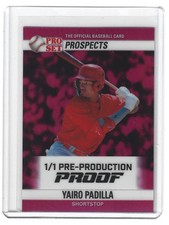 2026 Leaf Pro Set Metal Yairo Padilla Pink Prismatic 1/1 Pre-Production Proof