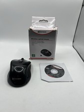 Wireless Optical Mouse Innovera 61025 2.4GHz with Micro USB Dongle - Black/Gray