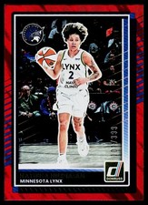 2025 Donruss WNBA #72 Natisha Hiedeman Red Lava #/399