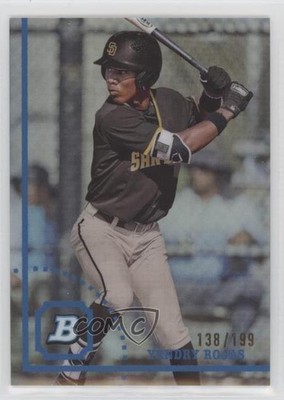 2022 Bowman Heritage Chrome Prospects Refractor /199 Yendry Rojas #BHPC-86 sc8